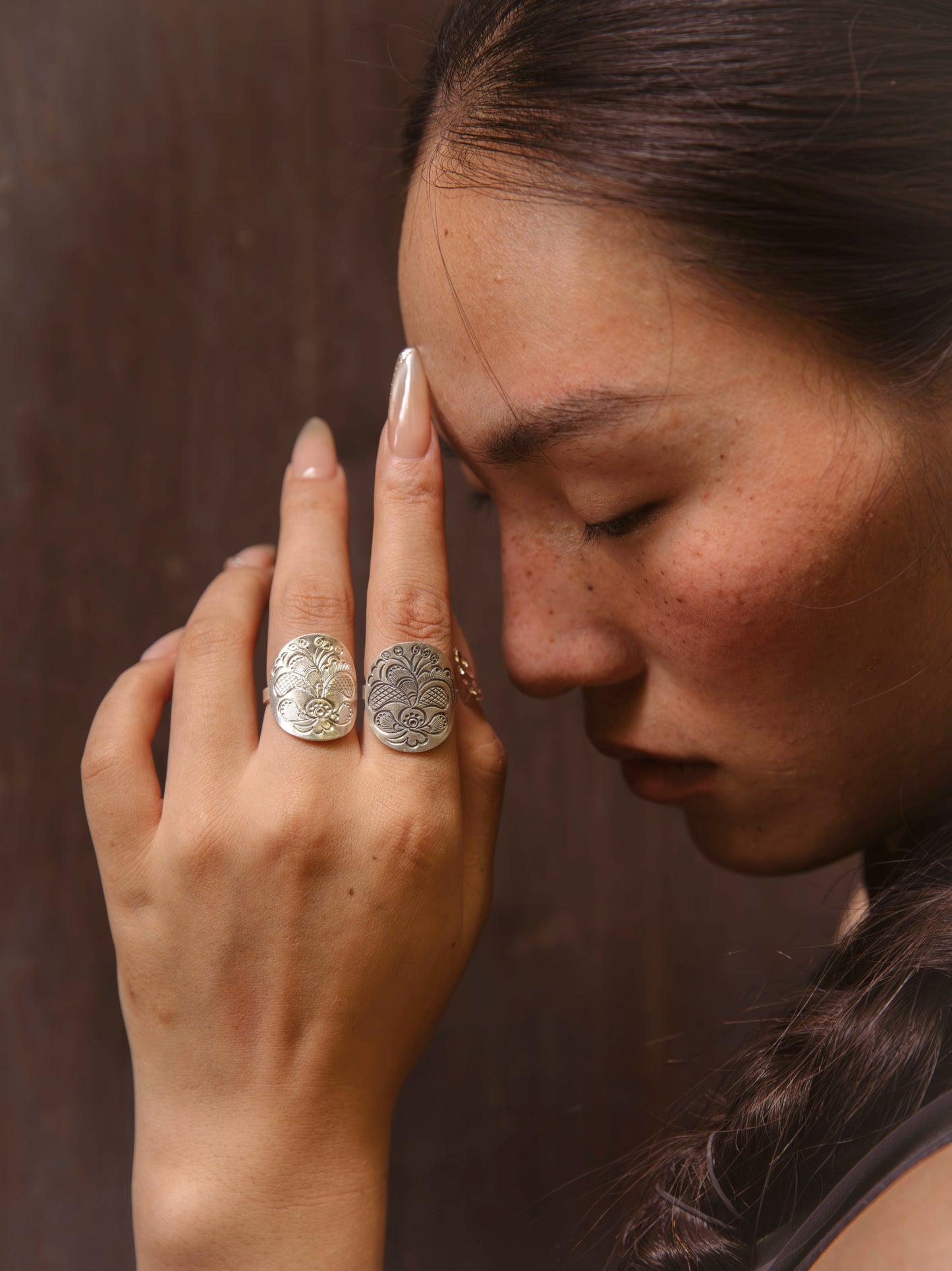 Wax-Resist Butterfly Ring