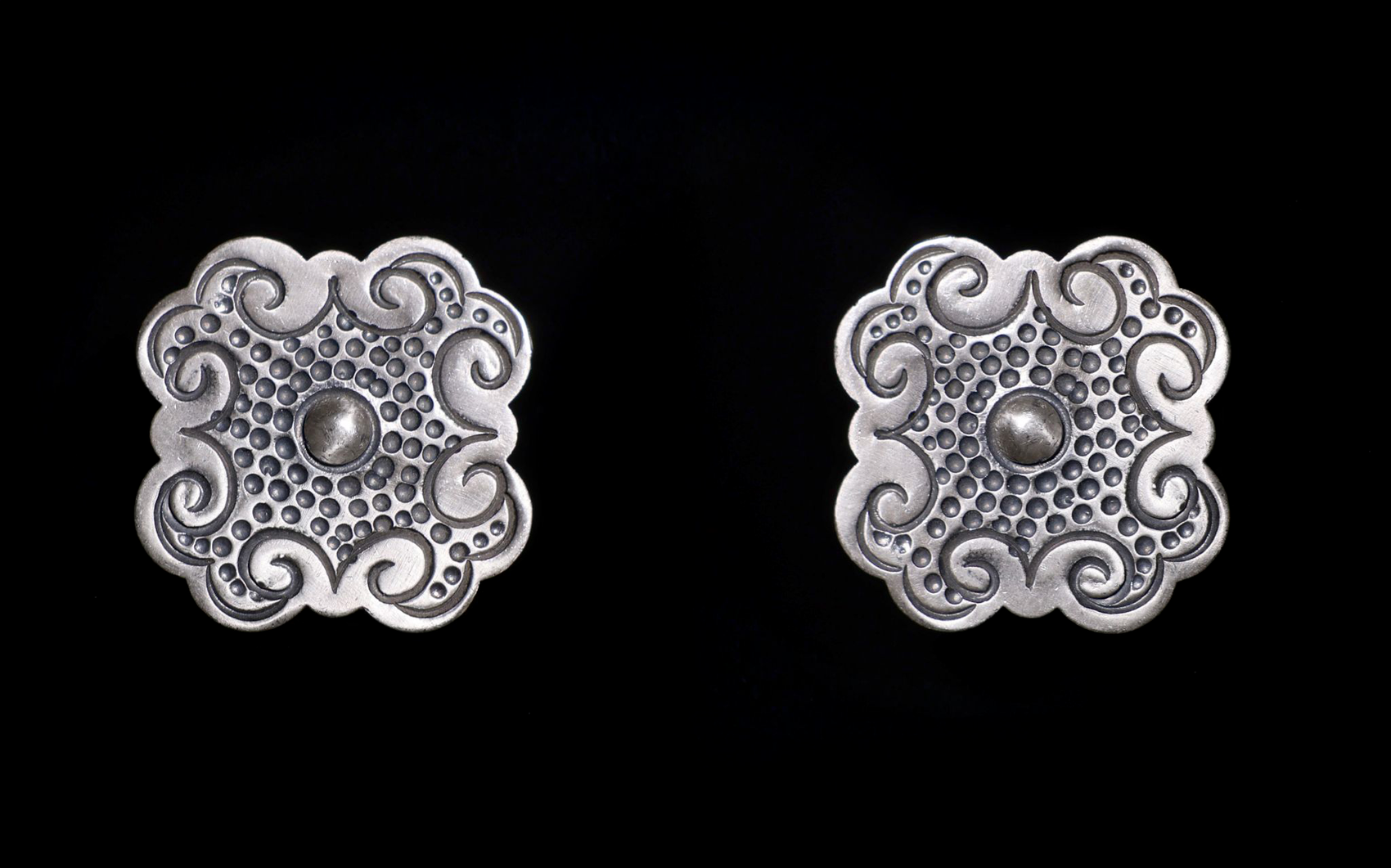 Whirlpool Cluster Earrings